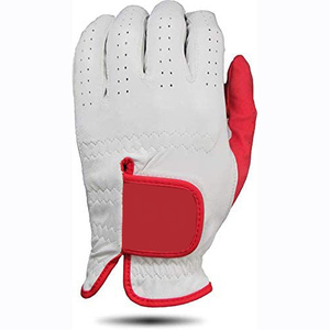 Logotipo personalizable Guante de golf Unisex Guantes de cuero de golf ligeros transpirables de alta calidad para hombres para manos izquierda y derecha - Product Image 1