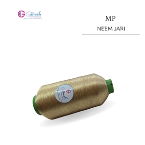 180D MP Neem Jari <b>Metallic</b> Flora Jari Embroidery <b>Yarn</b> High Tenacity Lurex MS-Type Polyester for Sewing Hand Knitting Weaving - Product Image 2