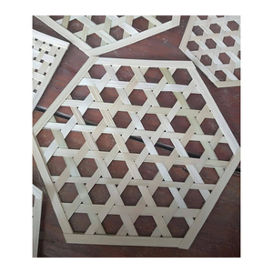 Prix attractif Top Tendance Bambou Sangle Grille Tissé Bambou Tenture Murale Nouvel An Produit Décoratif - Product Image 1