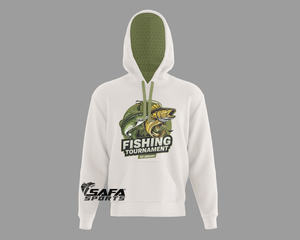 Camiseta con capucha de pesca de camuflaje con impresión digital personalizada para hombres y mujeres transpirable viscosa de bambú UPF UV 50 + protección 100% poliéster - Product Image 4