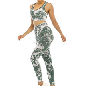 Meilleure vente, qualité supérieure, ensemble de yoga par sublimation pour femme, ensemble de yoga Offre Spéciale au design dernier cri - Product Image 1