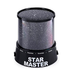 Projecteur d'étoiles Myrva Star Master, lumière de nuit LED, corps en plastique noir et métal, multicolore, éclairage intérieur à intensité variable - Product Image 4