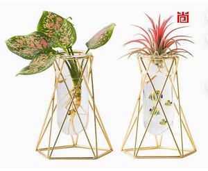 แจกันเหล็กตกแต่งสีทอง น้ำหนักเบา เป็นมิตรกับสิ่งแวดล้อม ดีไซน์สั่งทำได้ รายัน อินเตอร์เนชั่นแนล - Product Image 4