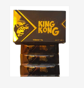 Caja de Cartón Rígido King Kong, 12 Sobres de 15g, Impresión en Lámina Dorada, Empaque de Alimentos de Alta Gama, Forma Rectangular - Product Image 5