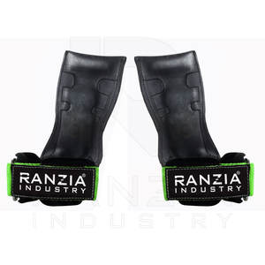 Empuñaduras de mano de gimnasia con logotipo personalizado con correa de material de nailon para barras Kettlebells empuñaduras de goma para levantamiento de pesas - Product Image 1