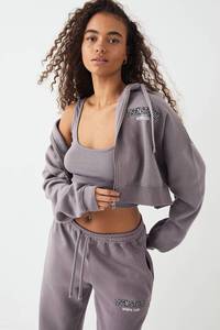 Ensemble de survêtement décontracté 2 pièces pour femme, grande taille, personnalisé, à capuche, avec appliques, respirant, sweat-shirt et pantalon de survêtement - Product Image 4