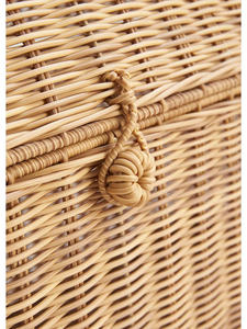 Coffre de rangement en rotin naturel du Vietnam avec couvercle en forme de dôme, OEM ODM, tissé à la main, coffre décoratif, organisateur rustique, décoration d'intérieur, vente en gros - Product Image 2