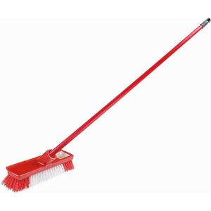 Balai moderne à long manche pour extérieur et patio avec poils rigides, brosse de balayage en PP pour le nettoyage des sols, fourni par l'usine - Product Image 2