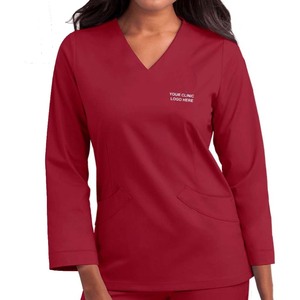 Wholesale Elastic Custom logo Girls Hospital Uniforms Scrubs for Women Medical <b>Doctor</b> Nurse Uniform Women Scrubs Uniforms <b>Set</b> - Product Image 1