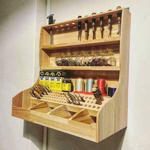 Porte-outils en bois fait main pour tournevis |   Finition lisse de qualité supérieure |   Prix de gros en vrac d'usine - Product Image 1