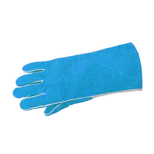 Guantes protectores de soldadura de seguridad resistentes a altas temperaturas Guantes de trabajo de soldador interior de algodón de cuero dividido de vaca de alta calidad - Product Image 6