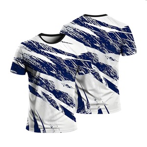 T-shirt de sport unisexe à séchage rapide respirant confortable d'été à la mode T-shirt à manches courtes quotidien décontracté confortable - Product Image 2