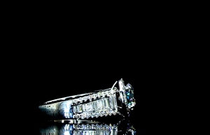 Bague en diamant de laboratoire 4ct EF VVS Cut Fine Wedding Engagement Jewelry with 14K Gold HPHT CVD IGI Certificate - Product Image 2