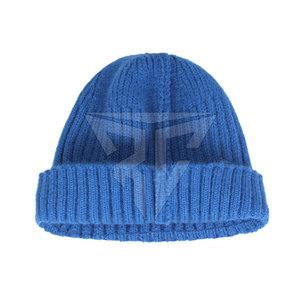 Bonnet tricoté décontracté à revers 100% coton Vente en gros Unisexe Toutes les couleurs Hiver Respirant Imperméable Réglable Logo personnalisé - Product Image 2