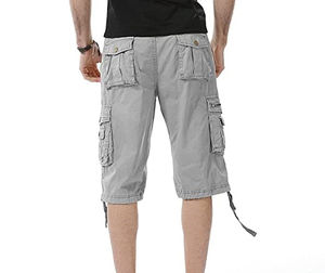 Pantalones cargo transpirables para hombre, cómodos, de secado rápido, nuevos diseños, pantalones cortos cargo con múltiples bolsillos de tendencia superior para hombres con peso ligero - Product Image 4