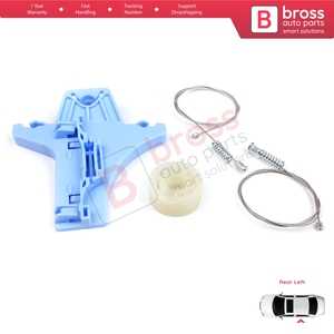 BWR5346 Power Window Regulator Repair Set Rear Left for Jetta MK6 A6 IV 2010-2018 5C6 1B 162 163 AV2 AV3 5C6839461 - Product Image 3