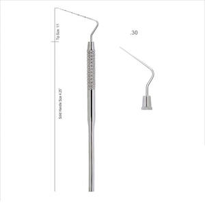 Instrumento de relleno compuesto dental de 175mm de la mejor calidad, 2,5mm y 6mm, Punta dorada, hecho de plástico - Product Image 4
