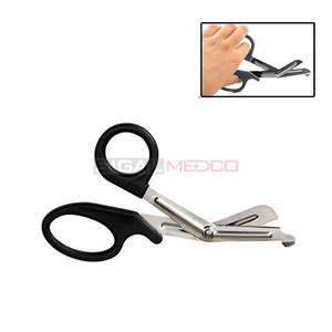 Ciseaux à pansement utilitaires médicaux de qualité supérieure Ciseaux à traumatismes de premiers secours en acier inoxydable EMT 6.5 "Instruments médicaux paramédicaux - Product Image 2