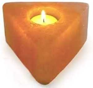 Candelabros de cristal de sal del Himalaya ecológicos hechos a mano, diseño personalizado único, artesanías naturales decorativas para el hogar, ¡Compre Ahora! - Product Image 1