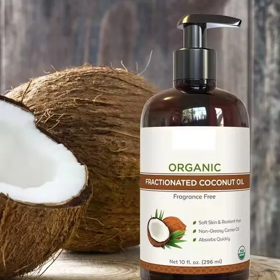 Fractionated Coconut Oil Skin Revitalizer Moisturizer Anti-Aging Nourishing Features Skincare Massage Aromatherapy Hair Care