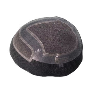 Peluca de Cabello Humano Virgen Remy Indio, Tupé con Ondas Naturales, Trama Única para Prótesis Capilares de Encaje - Product Image 2