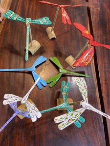 Venta al por mayor de libélulas de bambú, artesanías vietnamitas tradicionales, Libélula de bambú colorida ecológica para decoración del hogar - Product Image 6