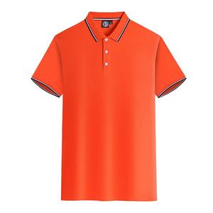 Nouveau Polo Homme à Manches Courtes Coupe Slim Personnalisable avec Logo 100% Coton 230gsm Uniforme Polo Évacuation de l'humidité - Product Image 4
