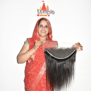 Extensiones de Cabello Humano Indio Sin Procesar 13*6 HD Frontal Sin Procesar al por Mayor 100% Cutícula Alineada con Doble Trama a Máquina - Product Image 1