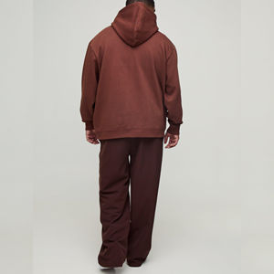 100% coton pull surdimensionné sweats à capuche pour hommes Style personnalisé Logo conception basique lourd hiver sweat mélange de coton - Product Image 3