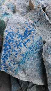 Lot de pierres précieuses en granit azurite bleu jaspe naturel K2 pour la guérison et la décoration religieuse de la maison - Product Image 3