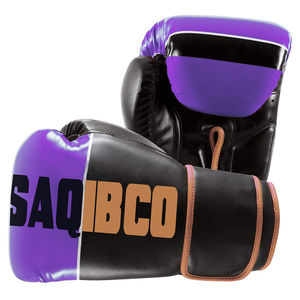 Guantes de Boxeo MMA Personalizables al por Mayor de 8oz-16oz, Cuero PU OEM con Cierre de Gancho y Bucle, Guantes de Entrenamiento Transpirables - Product Image 2