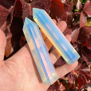 Tour d'opale, obélisque, agate Muntaha, cristal de guérison, artisanat fait main, respectueux de l'environnement, décoration Feng Shui pour la maison, artisanat de qualité supérieure, métaphysique - Product Image 3