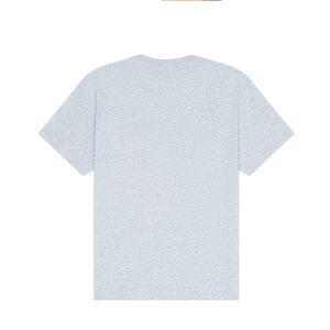 เสื้อยืดผ้าฝ้าย100% โอเวอร์ไซส์ของผู้ชายเสื้อถักแบบธรรมดาน้ำหนักเบาพิมพ์ลายโลโก้พัฟตามสั่ง - Product Image 6