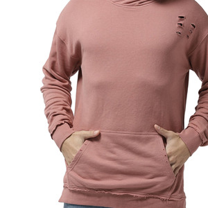 Sudadera con Capucha Extra Grande para Hombre, Estilo Urbano, Lavado Ácido Desgastado, Logotipo Personalizado, Venta al Por Mayor - Product Image 6