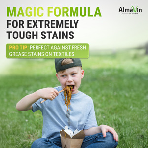 Líquido Lavavajillas Orgánico AlmaWin con Aroma a Hierba Limón 500ml, Detergente Orgánico Potente para Lavar Platos - Product Image 2