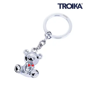 Portachiavi e Moschettoni Personalizzati a Forma di Orsacchiotto BRND, Gadget Promozionali - Product Image 1