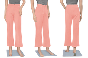 Los últimos pantalones de punto exclusivos de calidad Premium para mujer, cómodos pantalones de cintura baja, ropa de todo el día, decoración de logotipo, Invierno - Product Image 6
