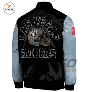 Veste universitaire en satin sur mesure Veste universitaire en satin sur mesure Veste universitaire en satin de baseball - Product Image 2
