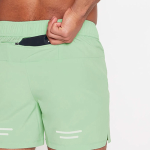 กางเกงขาสั้นออกกำลังกายสำหรับผู้ชายกางเกงขาสั้นสำหรับออกกำลังกายในชีวิตประจำวันทำจากผ้าโพลีเอสเตอร์ผสมสแปนเด็กซ์ - Product Image 3