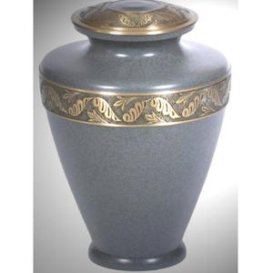 Urne de crémation en laiton, Design de luxe, cendres funérailles gravées, qualité supérieure, meilleure vente, stockage de cendres humaines - Product Image 3