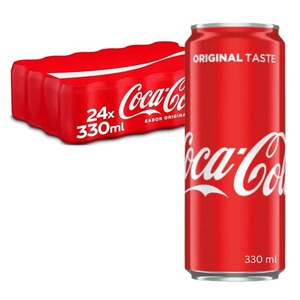 Coca Cola 330ml Can Original Carbonated <b>Soft</b> <b>Drink</b> Refreshing Taste Bulk Wholesale Supply for Shops and Distributors - Product Image 4