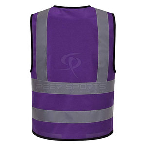 Chaleco de seguridad de poliéster duradero con color brillante y chaleco de seguridad de fácil Sujeción con costuras fuertes y tela flexible - Product Image 2