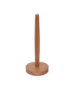 Paper <b>Towel</b> Holder Stand <b>Wood</b> Farmhouse Paper <b>Towel</b> Holder Countertop with Ratchet System and Suction Cups - Product Image 2