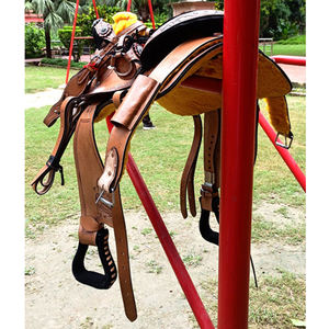 High Quality Premium <b>Leather</b> Western Horse Saddle Beautifully <b>Organised</b> Handmade Saddle - Product Image 4