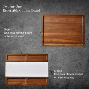 Tabla de Cortar Redonda Resistente y Ecológica de Mármol Natural, Tabla de Cortar de Primera Calidad para Uso en la Cocina - Product Image 5