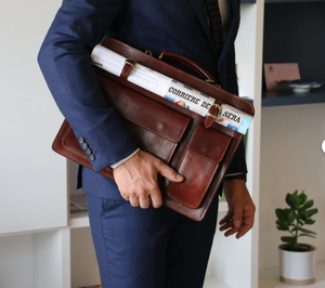 Laptop Bag, <b>Leather</b> Bag, Gift for Him, Shoulder Bag, Mens <b>Briefcase</b> Computer Sling Gifts for Him <b>Leather</b> <b>Briefcase</b> Man - Product Image 2