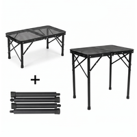 Table de camping pliante d'extérieur robuste avec poignée de transport, cadre en métal et plastique antirouille, pour usage intensif, vente en gros, mobilier de gym
