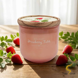 Bougie artisanale SelfCareJBPQ aux senteurs de champignons de forêt, en cire de soja aromathérapeutique - Product Image 1