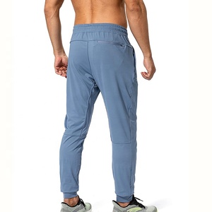 Pantalons de jogging pour hommes en nylon et élasthanne, légers, à cordon de serrage, avec poche latérale, coupe droite, extensible dans les quatre sens - Product Image 2