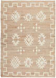 Tapis de Jute et Chanvre Beige et Marron Rectangle Naturel Style Solides Motif Tissé à la Main Tapis et Tapis de Maison Écologique - Product Image 3
